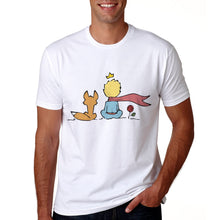 Load image into Gallery viewer, 2020 Men The Little Prince Shirt Summer Funny T-shirt Short Sleeve O-neck The Little Prince Tshirt Male Cool Cartoon Tops Tees