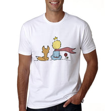 Load image into Gallery viewer, 2020 Men The Little Prince Shirt Summer Funny T-shirt Short Sleeve O-neck The Little Prince Tshirt Male Cool Cartoon Tops Tees